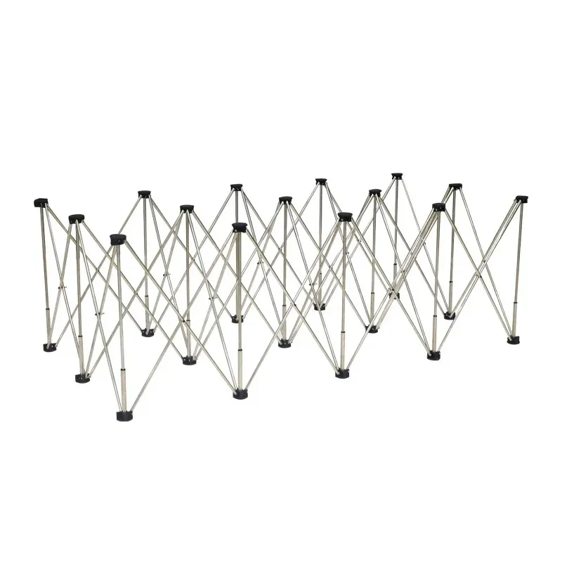 Adjustable 73-82cm Foldable Spider Leg Stainless Steel Portable Work Desk Rack Sawhorse Support Quick Telescopic Workbench