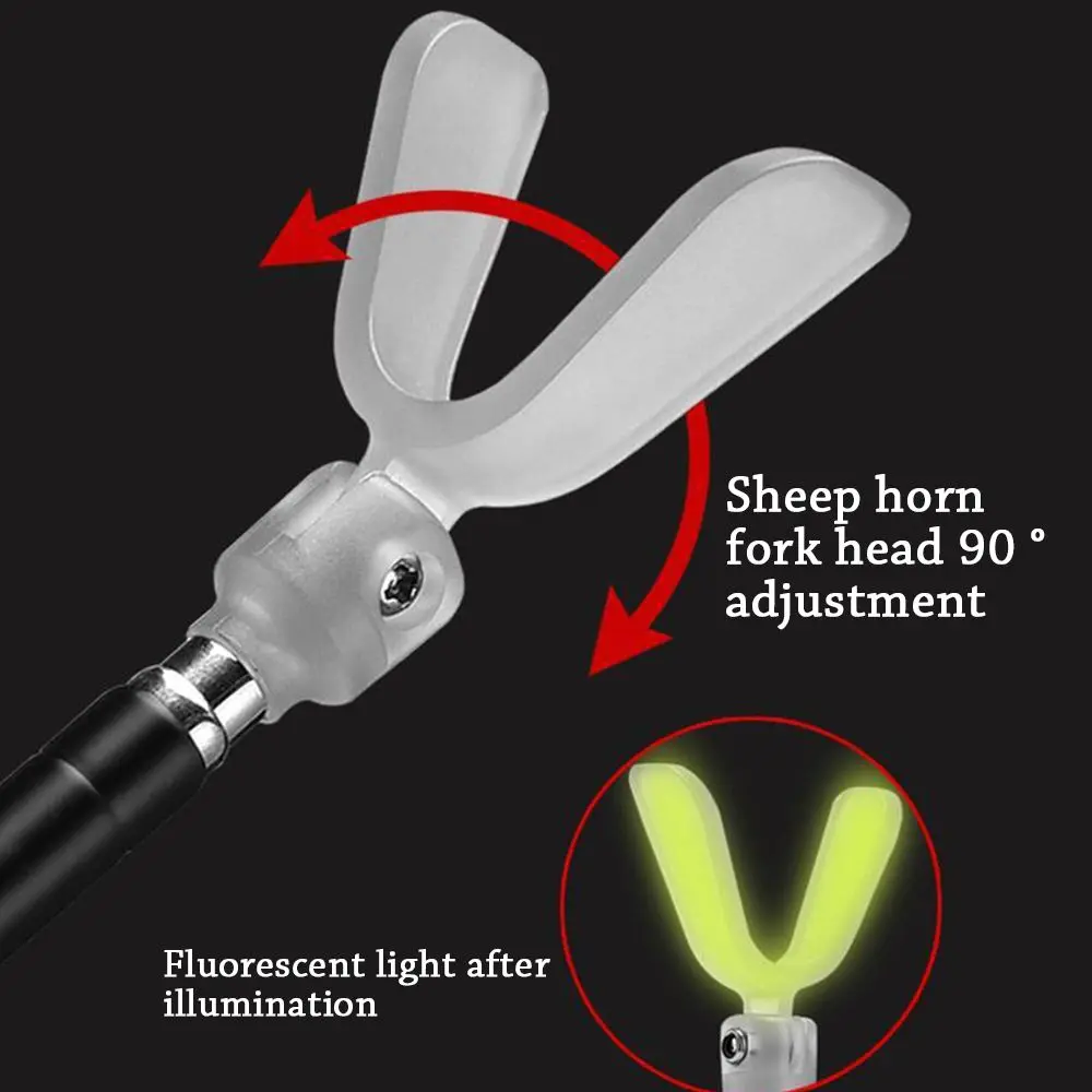 Soportes estirados duraderos portátiles extendidos multifuncionales, soporte para caña de pescar telescópico