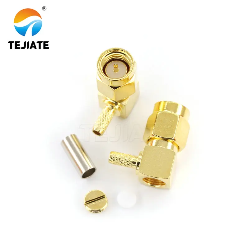 Conector coaxial RF de alta calidad, junta de compresión, rosca interna, agujero de pin, piezas/KY/SMA-J/3/5/7 SMA, 1 JW-1.5