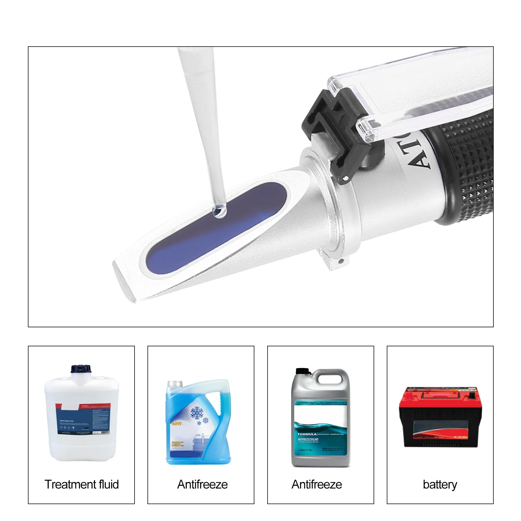 

*N21R Refractometer for automotive antifreeze tester antifreeze water battery wiping washing RHA 503ATC Refractometer