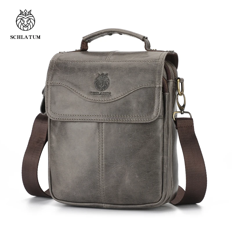 Imagem -03 - Bolsa de Ombro de Luxo Masculina Couro Genuíno Bolsas Flip Masculinas Bolsa Mensageiro Designer de Moda Marido 2023