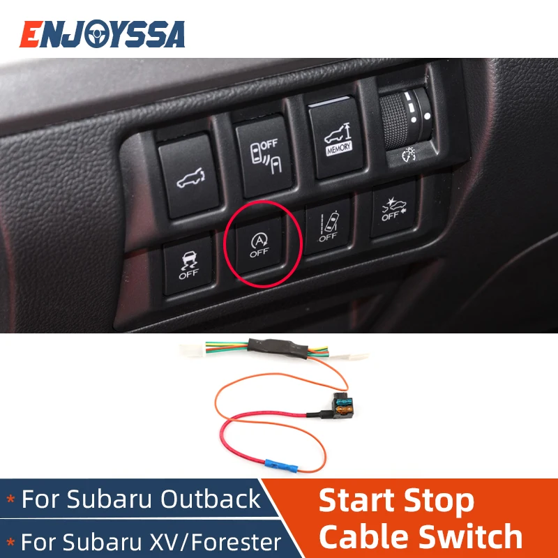 

For Subaru Outback Forester 19-22 years XV Auto Stop Start Engine System Eliminator Closer Plug Cable Car Accessories