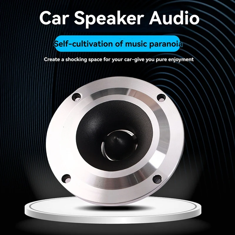 Top-Tweeter Speaker, 4 Ohm 150W, Professional Treble Horn For Car Audio Modification