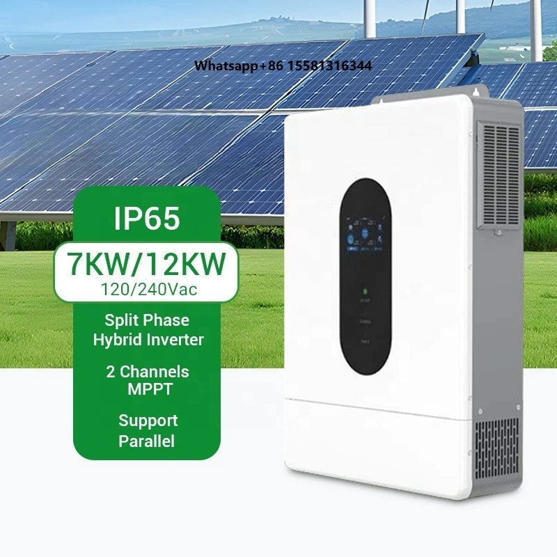 12kW US Version Split Phase Solar Inverter Hybrid Dual  Power Inverters for Solar Panel System
