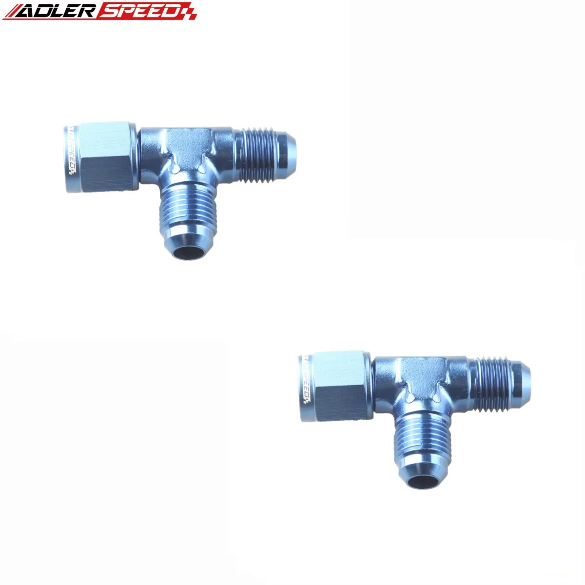 2 قطعة الألومنيوم مضيئة المحملة المناسب AN4 AN6 AN8 AN10 AN12 الذكور مع 4 6 8 10 12 AN أنثى قطب على الجانب محول أسود/أزرق #5