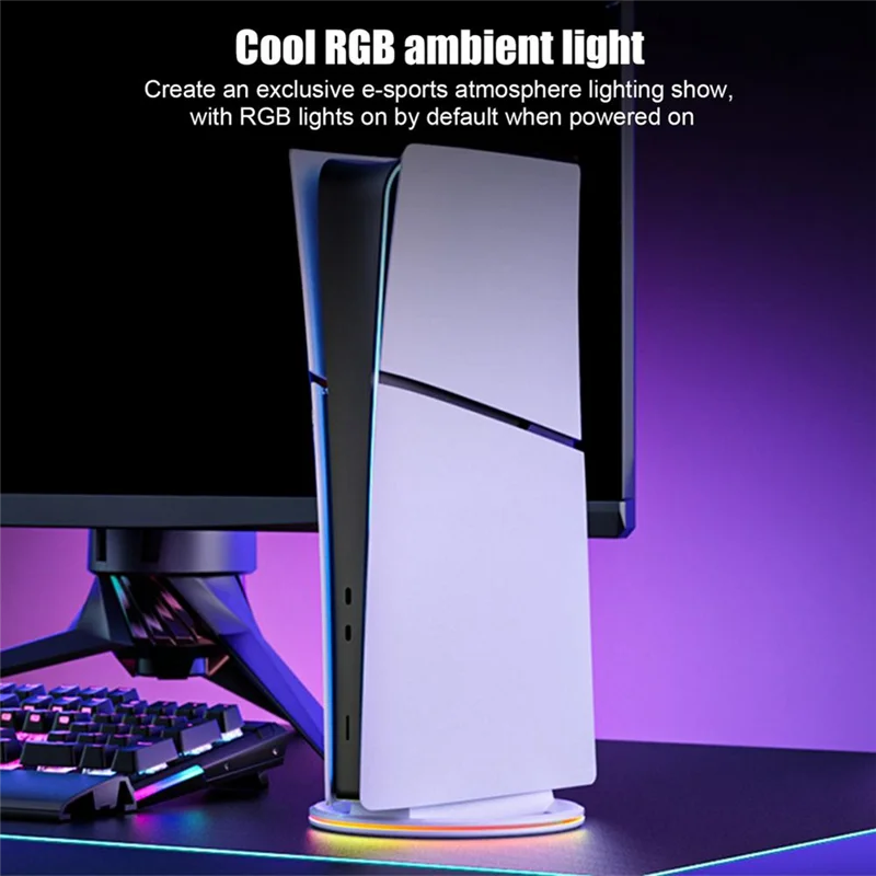 A003 Consolehouder Basis Koelbasis Gameconsole Basis voor Ps5 Slim Disc en digitale versie