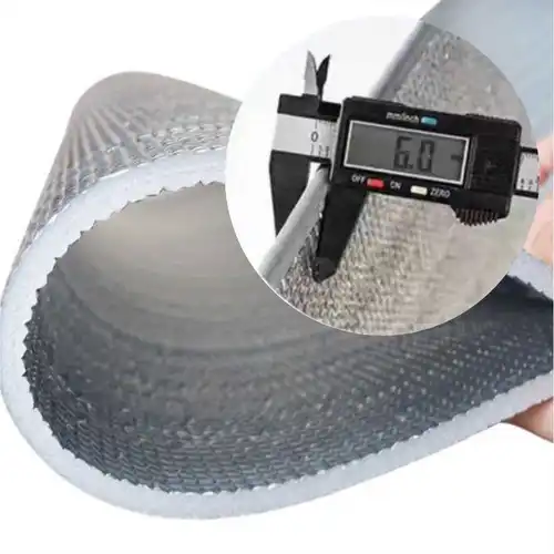 Imagen 2 del producto Película de papel de aluminio doble, película reflectante, cubierta aislante, protector solar de ahorro de energía, resistente al agua, ruido, colmena, calefacción de suelo de techo