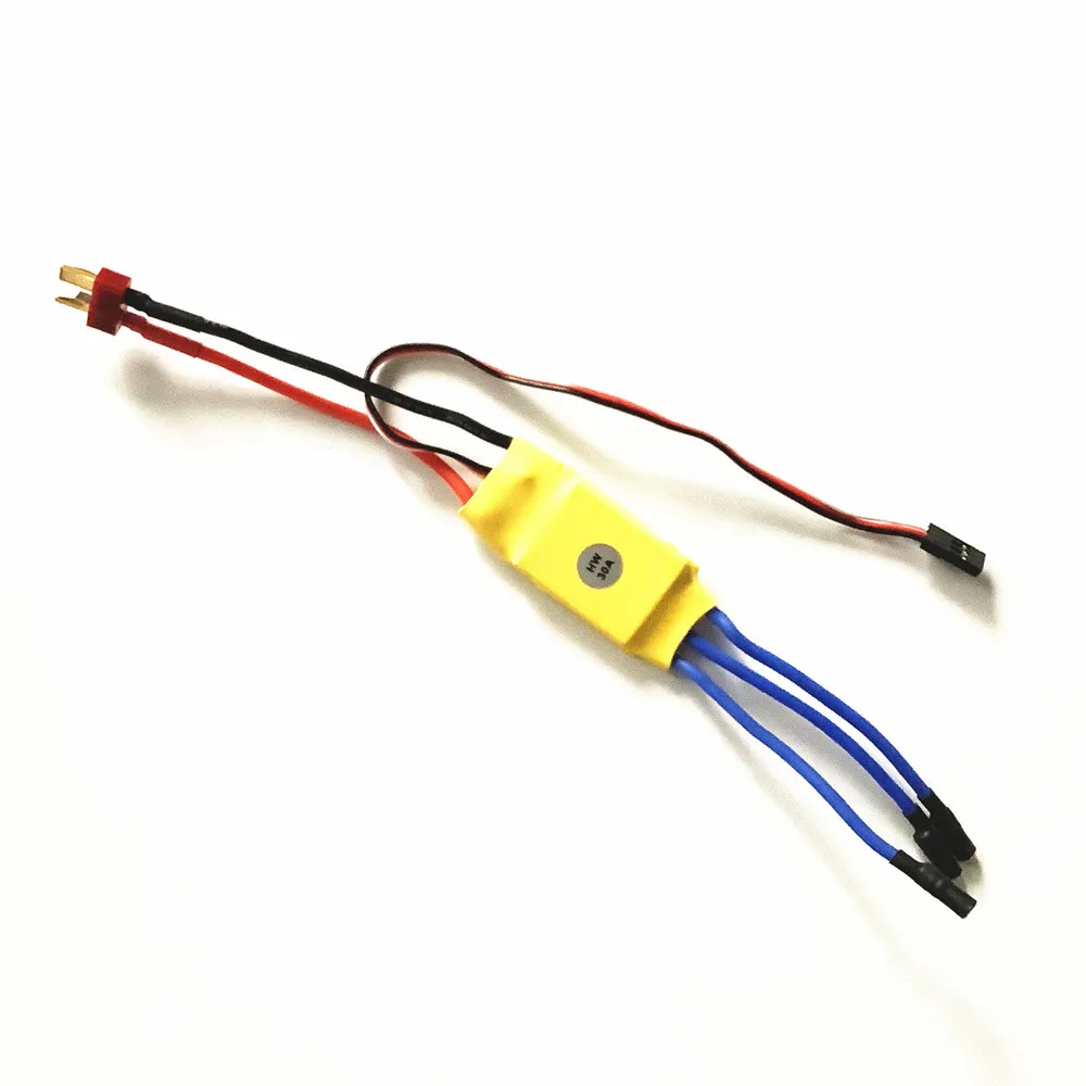 Controlador de velocidad del Motor sin escobillas ESC 30A XXD HW30A con enchufe T/XT60 para piezas de lancha de helicóptero Dron Quadcopter