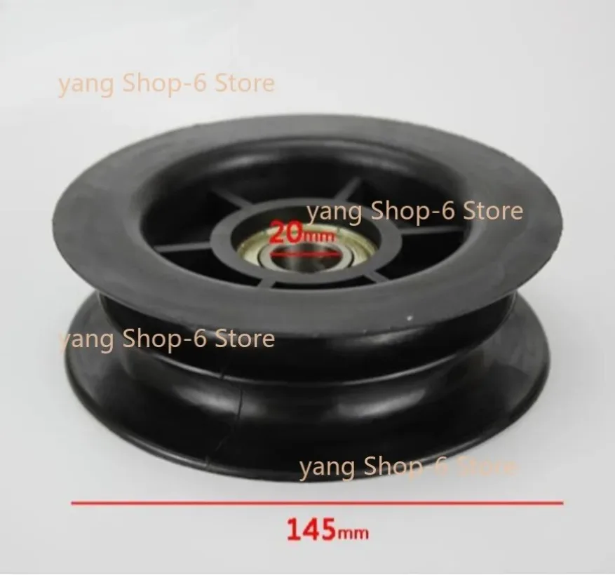 For Forklift Accessories Heli Hangzhou Longgong Mast Side Shift Roller Guide Wheel/Tubing Pulley-Double Groove #20x46X450mm