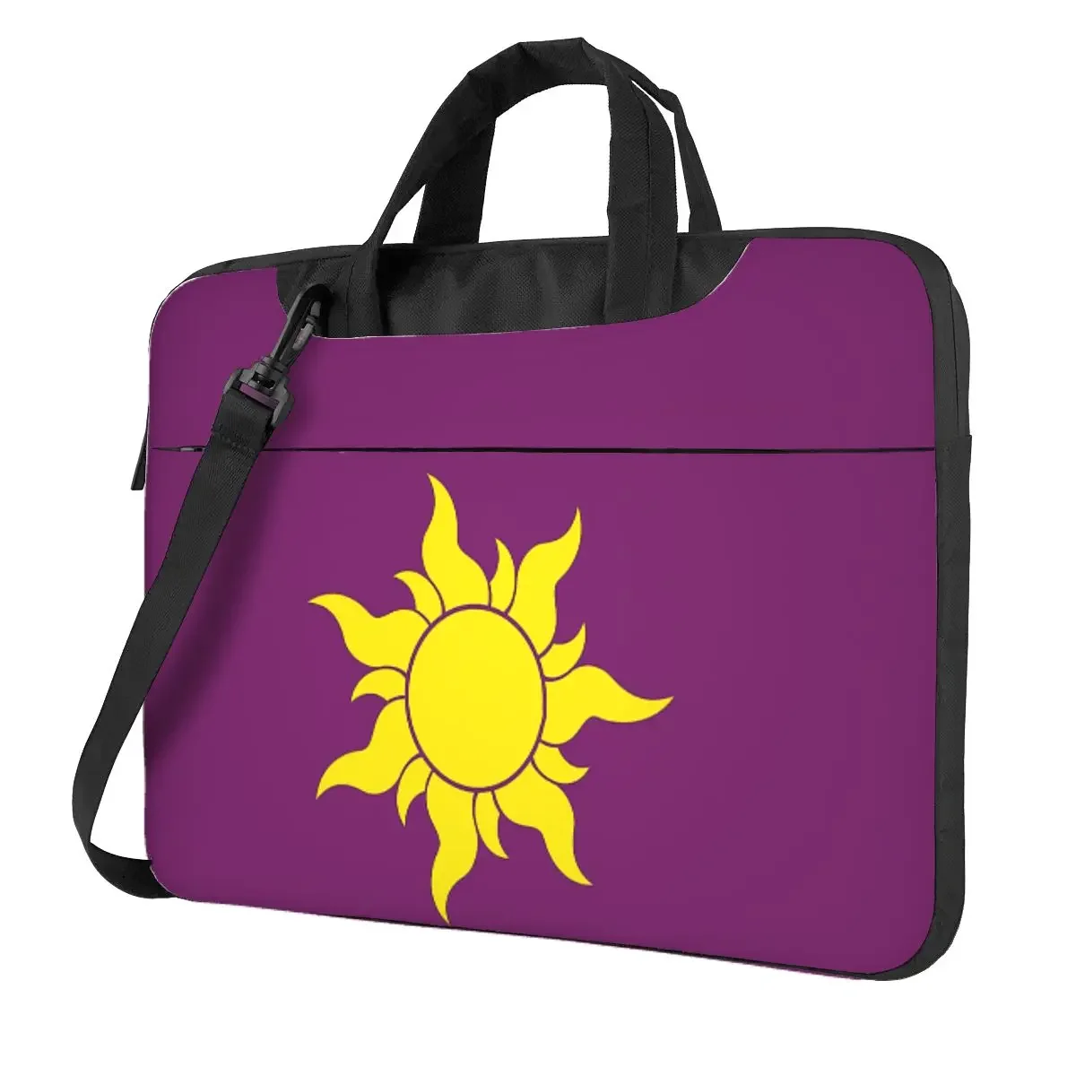 

Rapunzel Sun Crossbody Laptop Bag Case Computer Bag Resistant Protective Notebook Pouch for Macbook Pro Lenovo