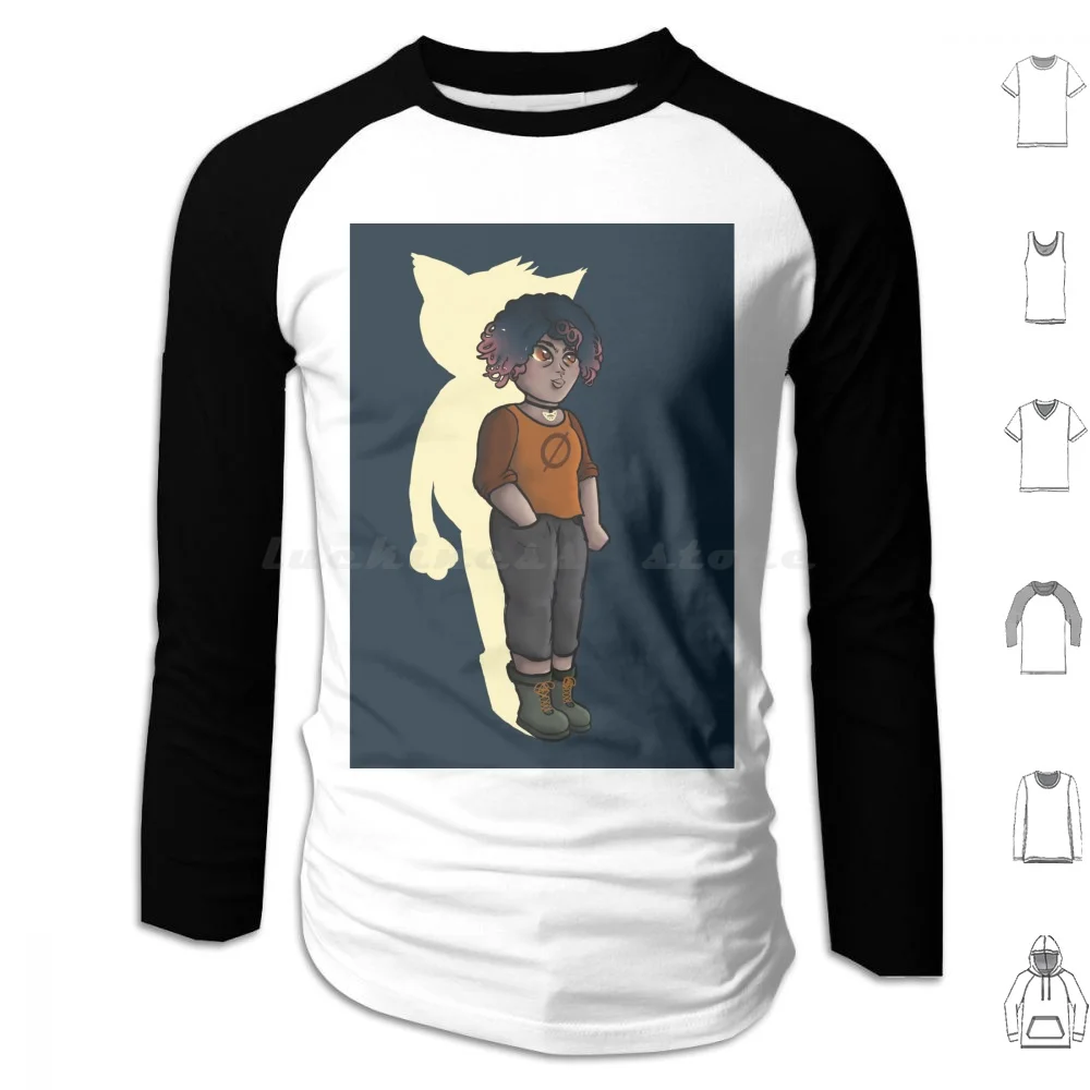 Human Mae ( Night In The Woods ) Hoodie cotton Long Sleeve Night In The Woods Mae Mae Borowski Fanart Video Games