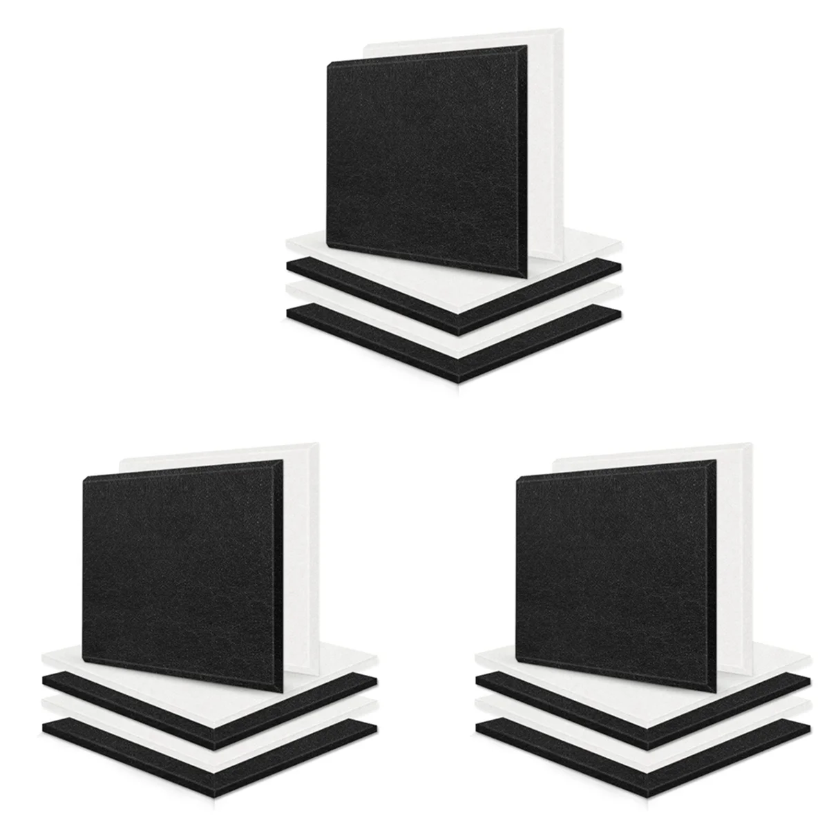 

18 Pack Acoustic Panels High Density Soundproof Wall Panels Sound Absorbing Tiles for Recording Studio,Ceiling,Office