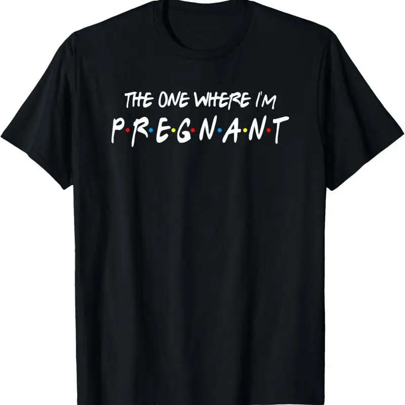 Friends Pregnancy T Shirt The One Where I'M Pregnant