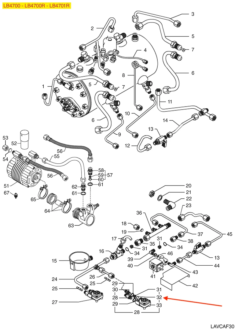 لا سيمبالي 402217000 حلقة دائرية 0108 EPDM 5PK