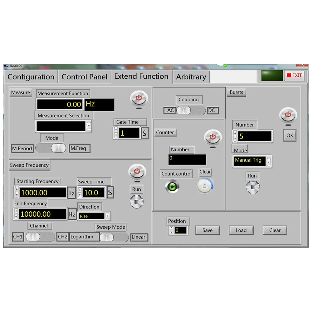 JDS6600-15M 15MHz DDS Function Signal Generator Digital Control Dual-channel Frequency Meter Arbitrary Waveform Generator