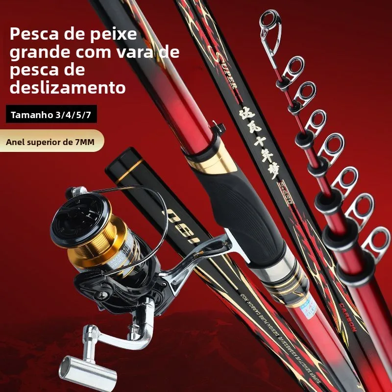 dawa-ten-years-dream-super-light-hard-carbon-fishing-rod-long-section-hand-sea-dual-use-big-guide-ring-sea-fishing-rod