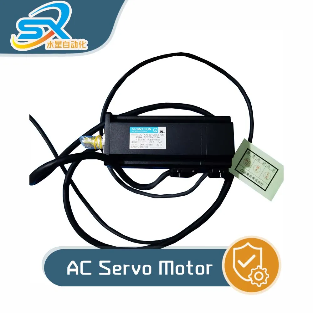 Factory rice AC Servo Motor Q1AA06040DXS70M 400w Running in good condtion Please inquire