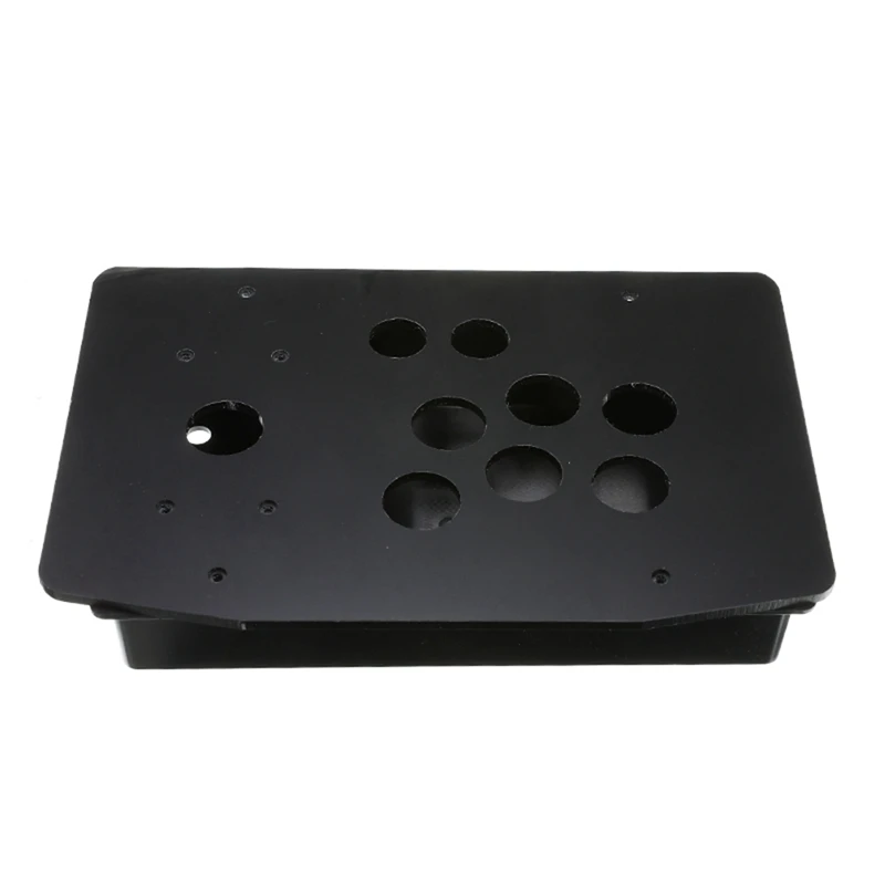 DIY Arcade Joystick Replacement Acrylic Panel Case Acrylic+ABS+Steel Easy To Install Black Handle Arcade Game Kit