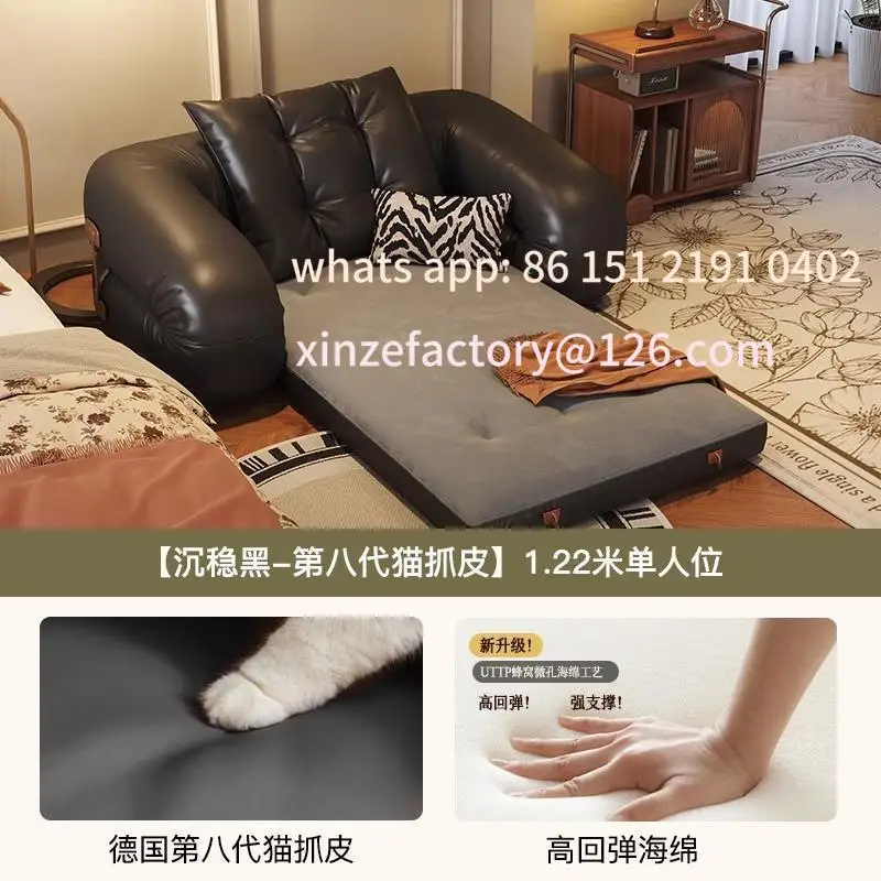 

Customizable Cream Wind Sofa Bed Multifunctional