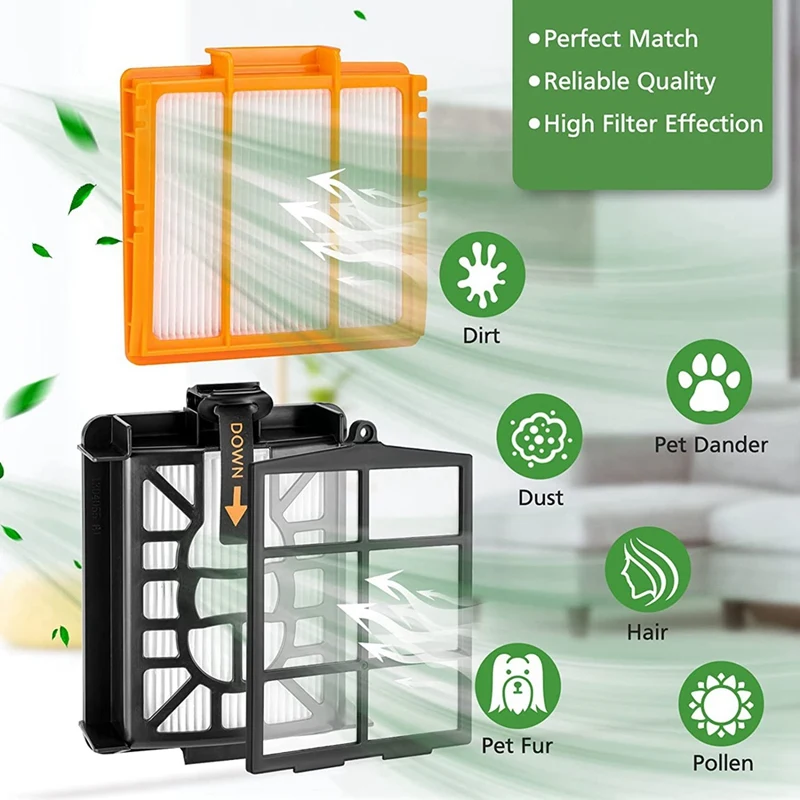 ل القرش AV2501S RV2502AE AV2501AE RV2610WA AV2610WA اكسسوارات استبدال فرشاة جانبية رئيسية مرشحات رغوة قبل تصفية