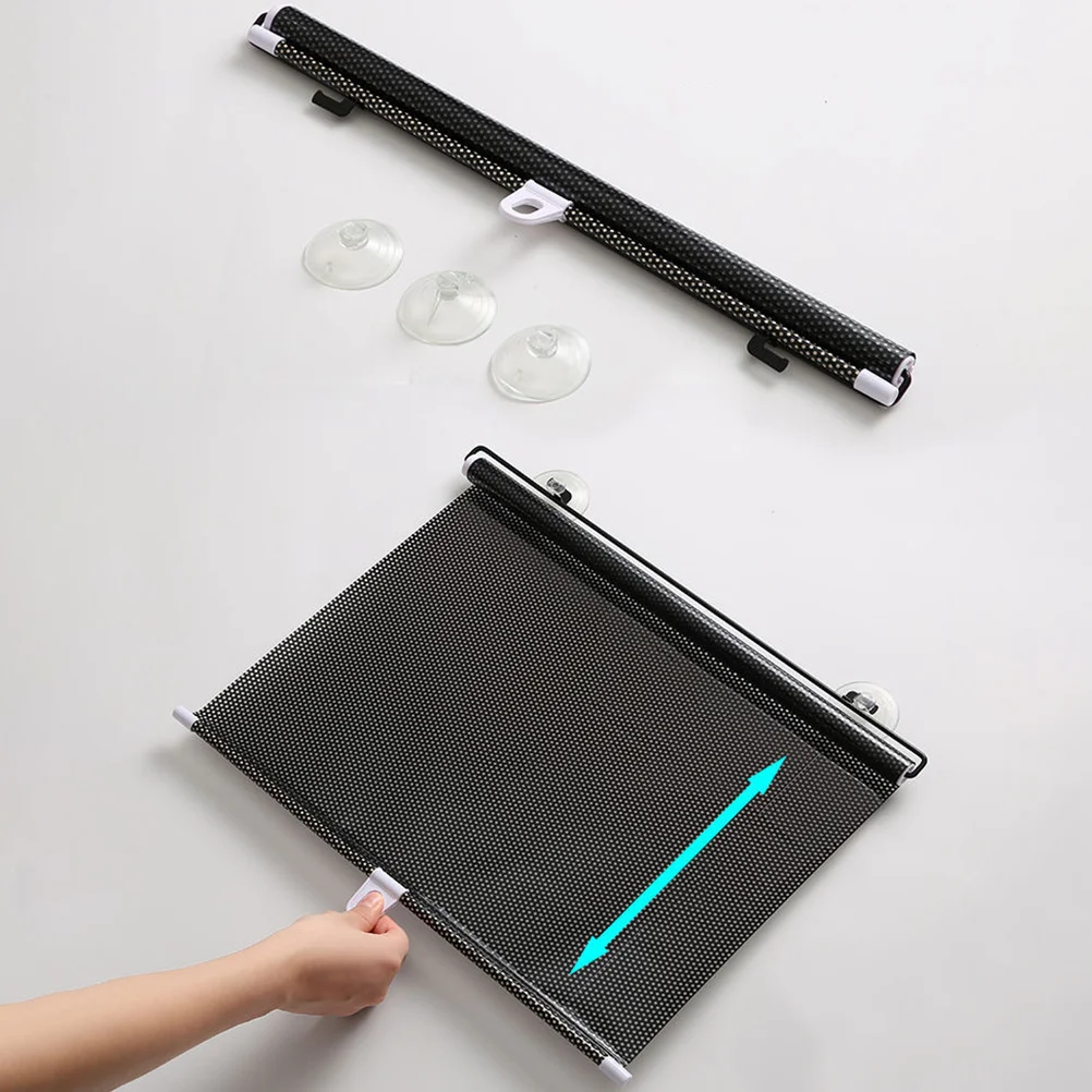 

2Pcs Suction Cup Sunshade for Window Blackout Privacy Curtain Uv Protection Side Car Window Shield Telescopic Sun Blocking Shade