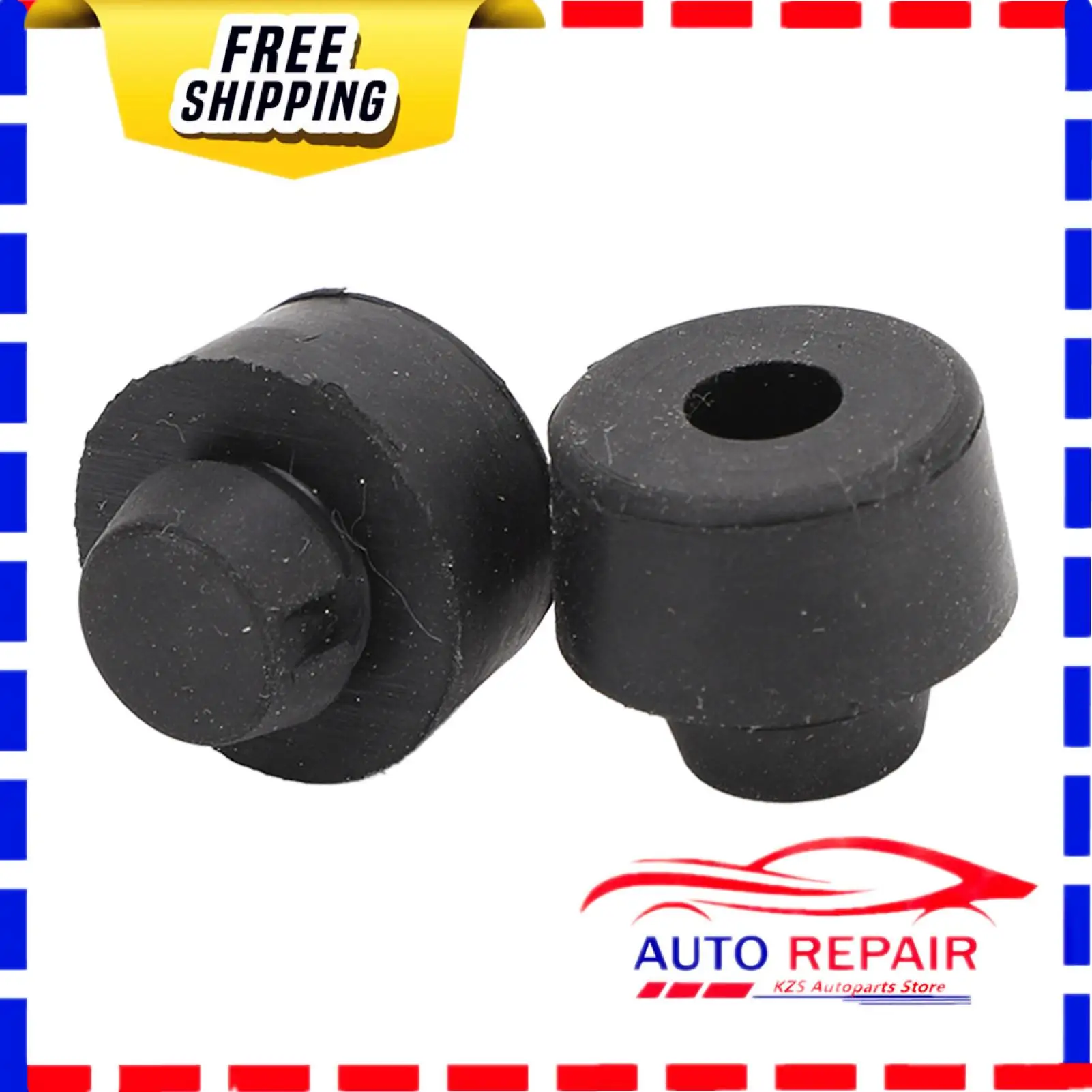 

2pcs 90541-11015 Car Tailgate Stop Cushion Buffering Rubber Tailgate Bumper Stop for Toyota Tundra 2000-2021 Tacoma 2005-2021