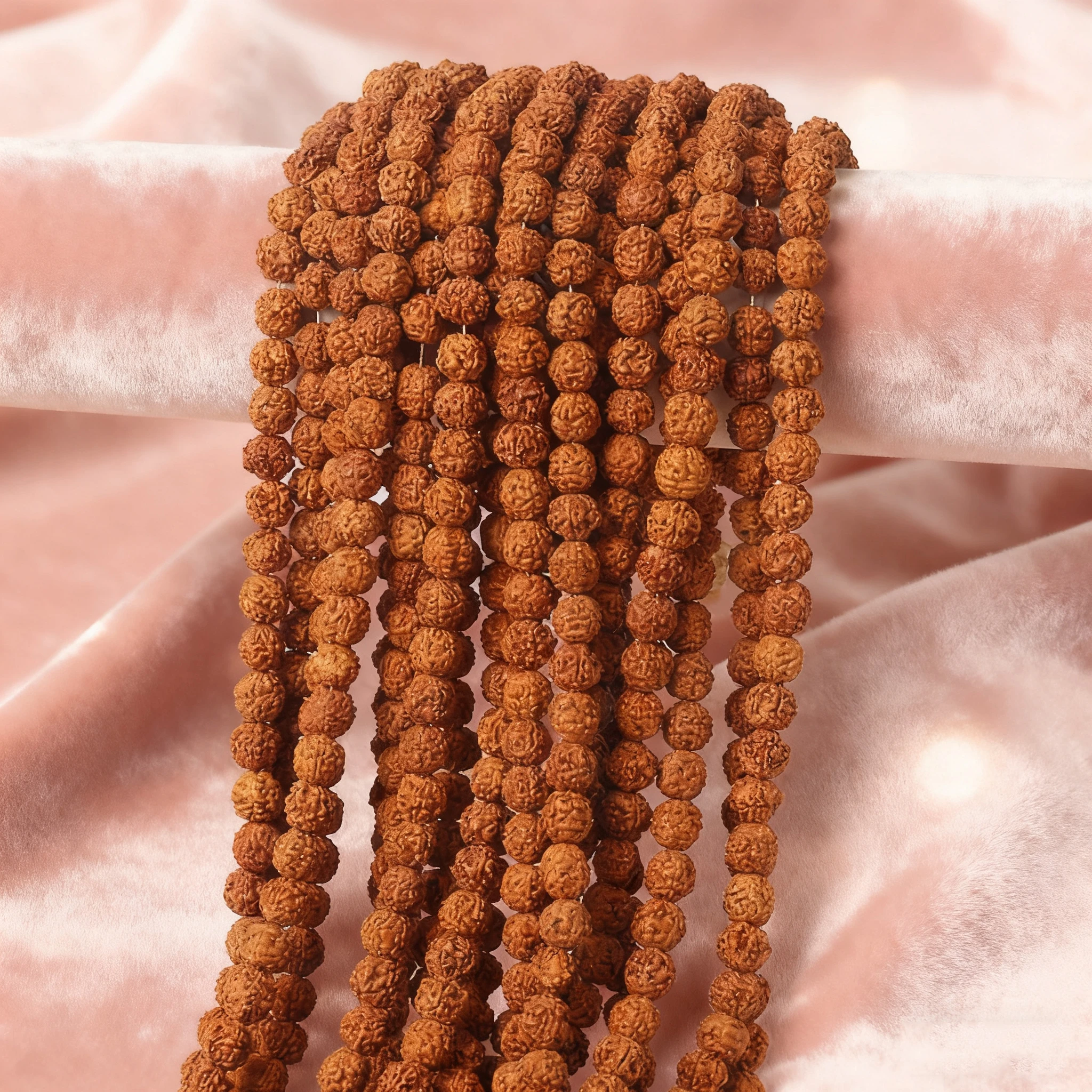 108 Mala Rudraksha Beads Meditation Jewelry Buddhist Prayer Yoga Bracelet 6-14mm for Inner Peace DIY Jewelry Making Accessories view 2