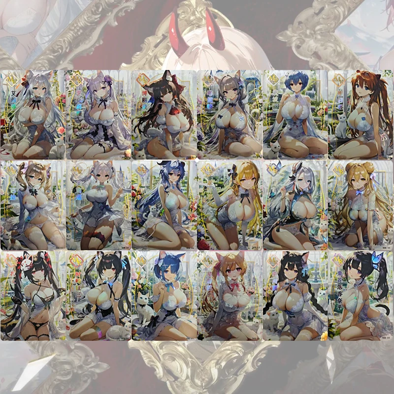 Anime Godin Verhaal GP UR MR Kaart Rem Ram Ganyu Raiden Shogun Keqing Collectible Kaarten Kerst Verjaardagscadeautjes Kinderspeelgoed