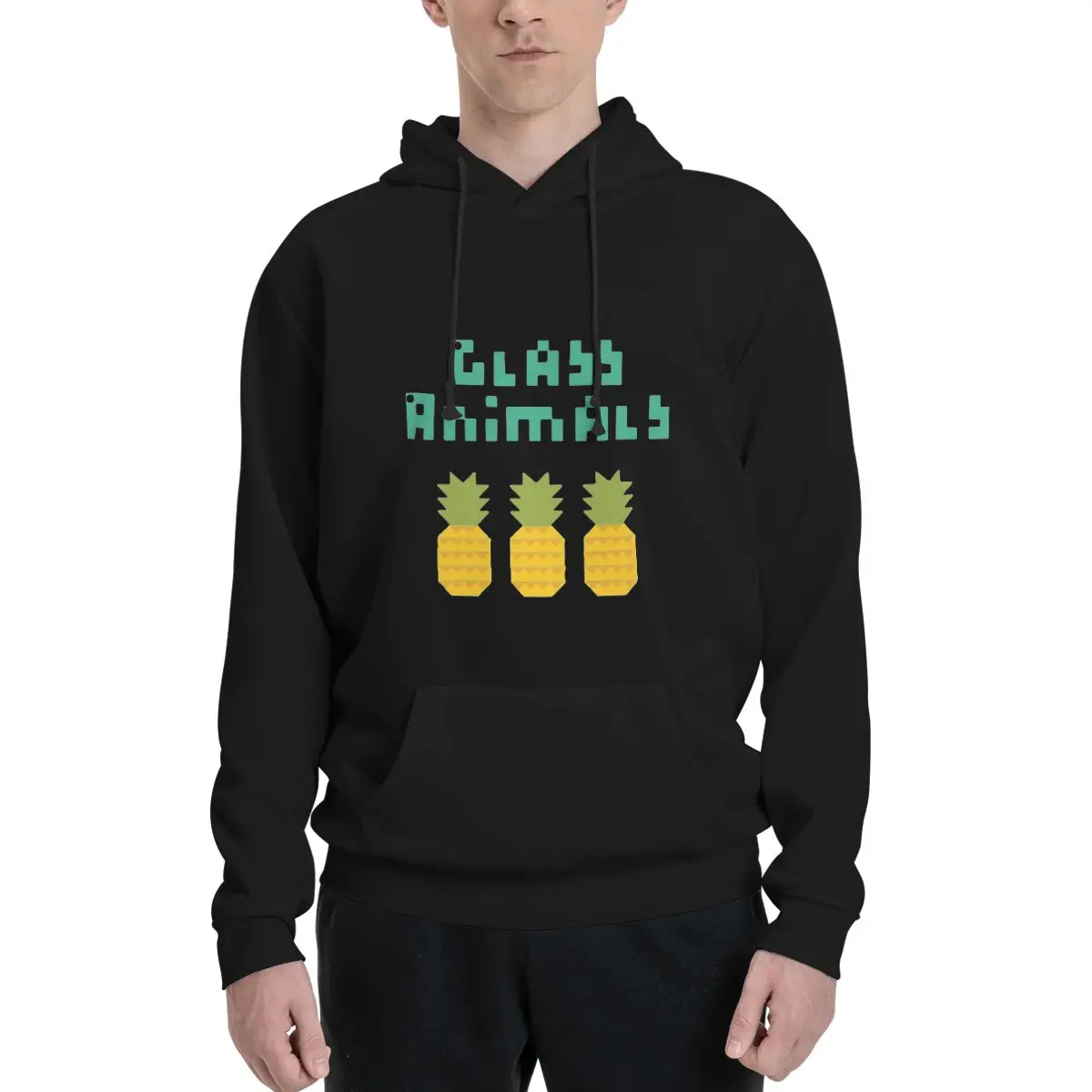 

Glass Animals Polyester Hoodie Men's Sweatershirt Warm Dif Colors Sizes