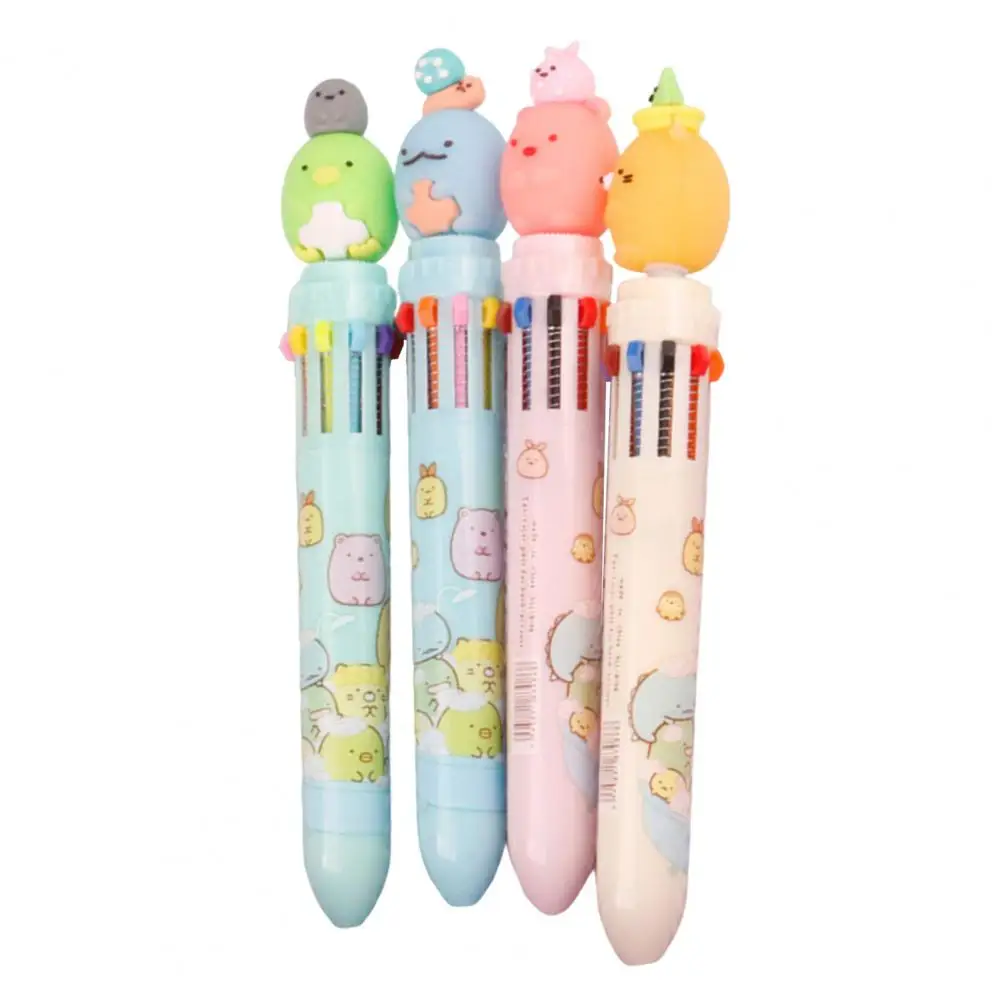 Do Homework Portable 10-in-1 Colored Retractable Pen School Supplies