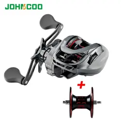 Saltwater Baitcasting Reel and Baitcaster 9BB 5.4:1 7.1:1 Bait Casting Multiplier Coil Fishing Reel With Spare Spool For Octopus