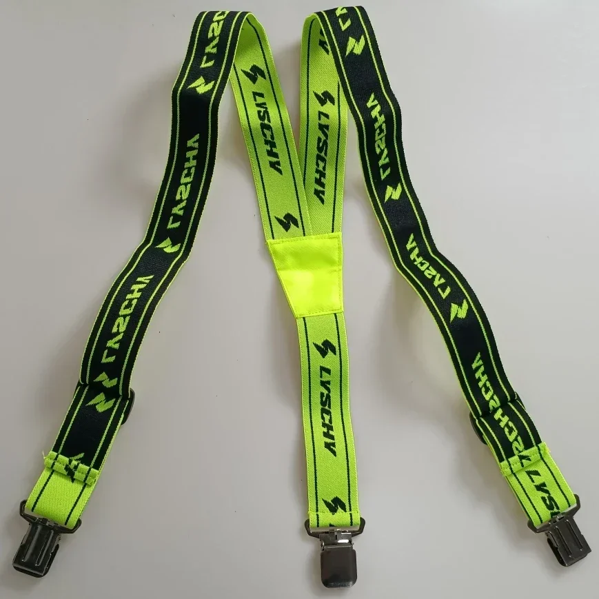 

LYSCHY Pants Suspenders for Men Women Clip-On Adjustable Suspenders Belt Y-Back Design for Motorcycle/Work Pants/Jeans (M-L)