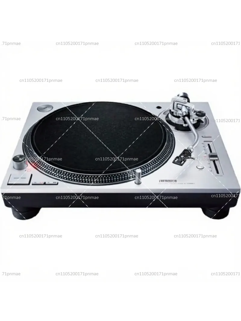 Direct Drive Turntable System Silver for Vinyl Record Playing Hi-Fi Audio