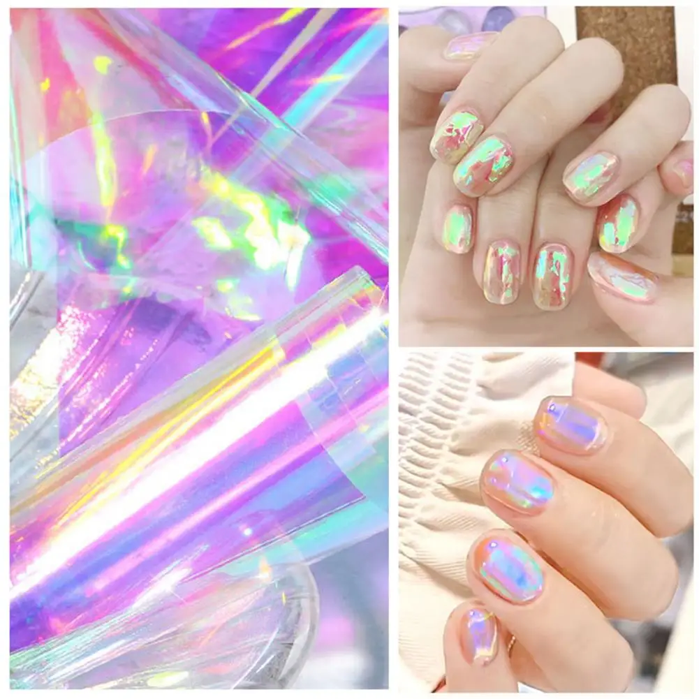 Excellent Cellophane Paper Nail Art Wraps Decals Nail Cellophane Paper Attractive  Easy to Apply