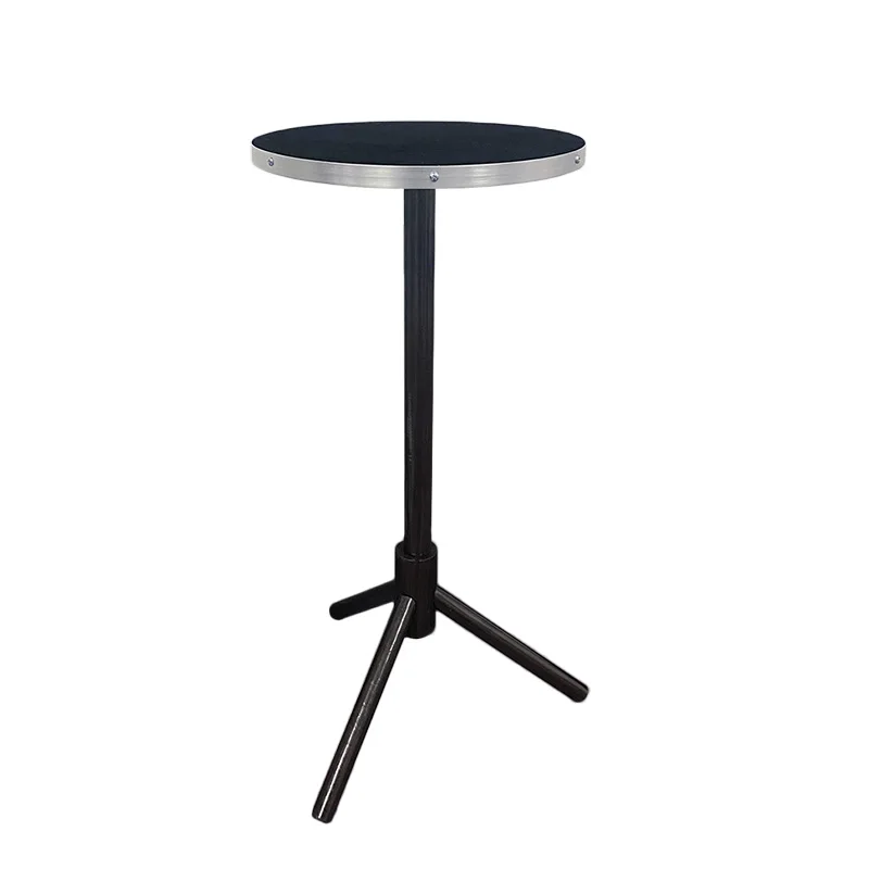 Round Magician Table Magic Trick, Wooden Base Stage Illusion Prop with Easy Carry Design Stand-Up Performance Magia Accessory