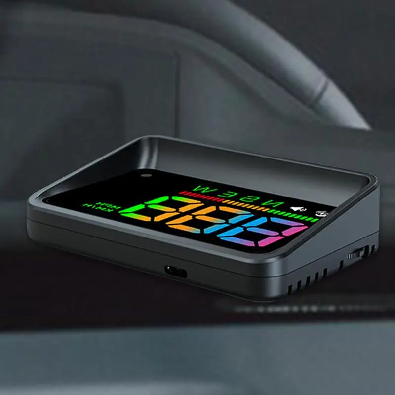 

Проекционный дисплей GPS HUD Цифровой спидометр Plug And Play для всех автомобилей Большой шрифт KMH Проектор на лобовое стекло Автомобильные аксессуары