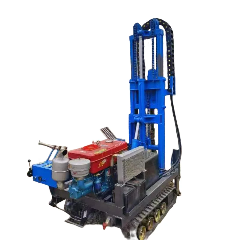 Thickened crawler piling machine PV ground pile drilling machine Self-propelled auger drilling rig