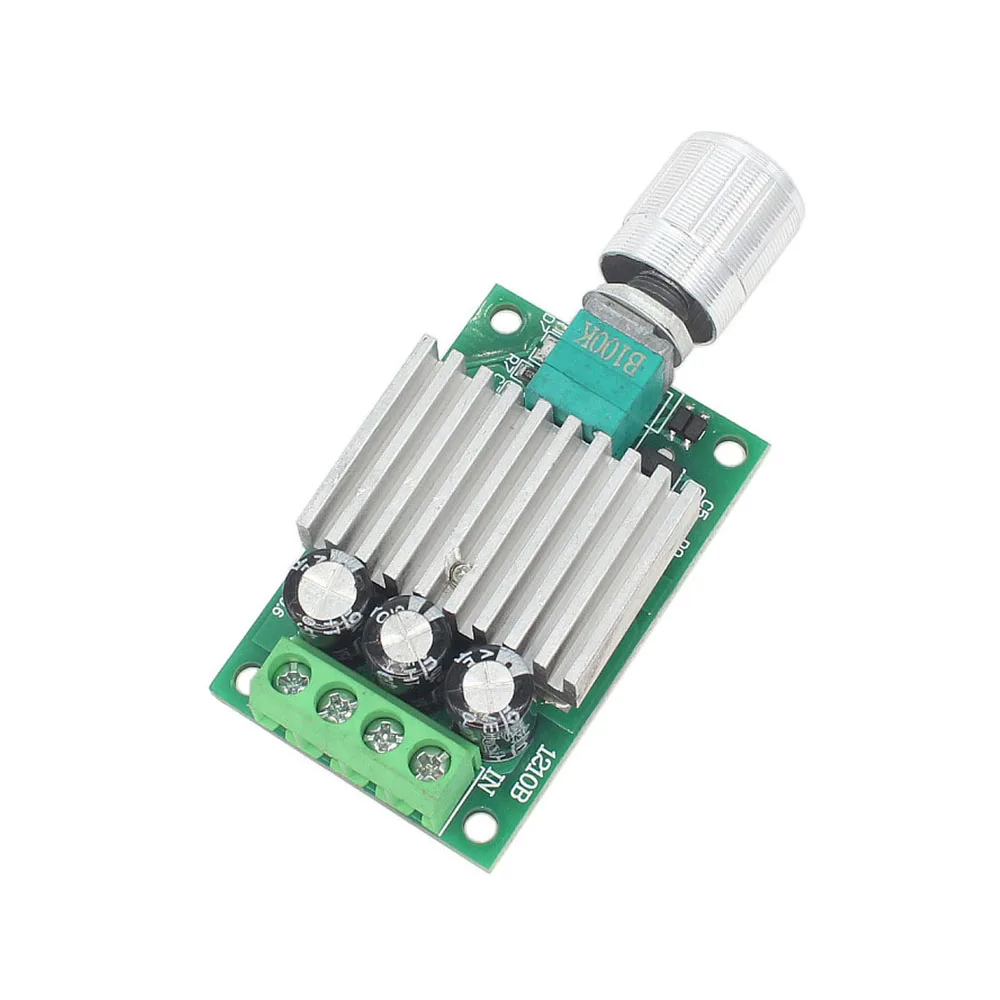 DC 12-30V PWM Motor Speed Controller 10A Motor Speed Control Switch Speed Temperature and Dimming Switch Regulator Governer