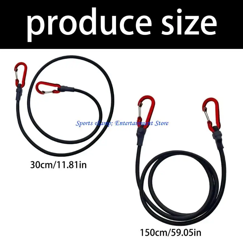 G7NF Heavy Duty Bungee-Gurt mit Metallhaken, Gepäckspanner, verstellbares Bungee-Seil, starkes elastisches Spannseil – Detail 6