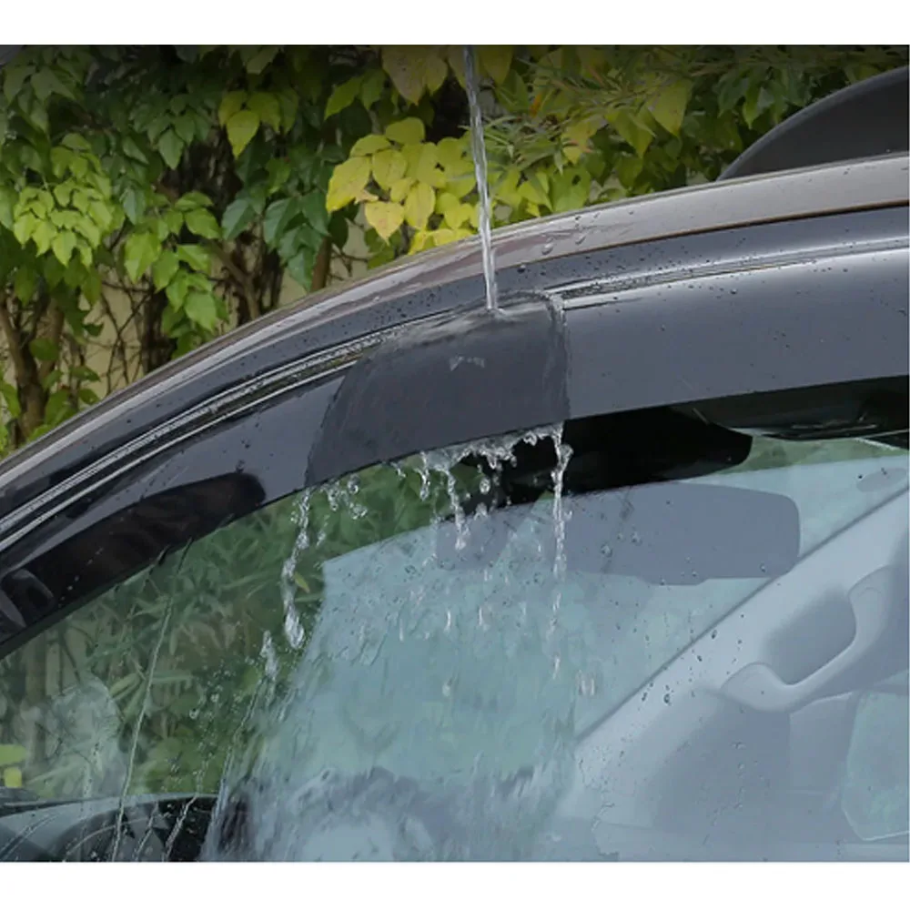 Car Window Visor Waterproof Protect Sunny Rainy Shelter Auto External Accessory For HYUNDAI MUFASA