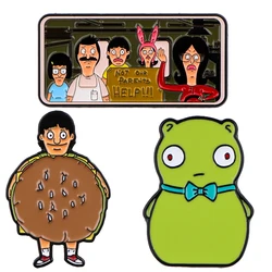 Cartoon Character Enamel Pin Cute Brooch Pines Lapel Pins Badge on Backpack Costume Accessories Funny Jewelry Gifts for Friends