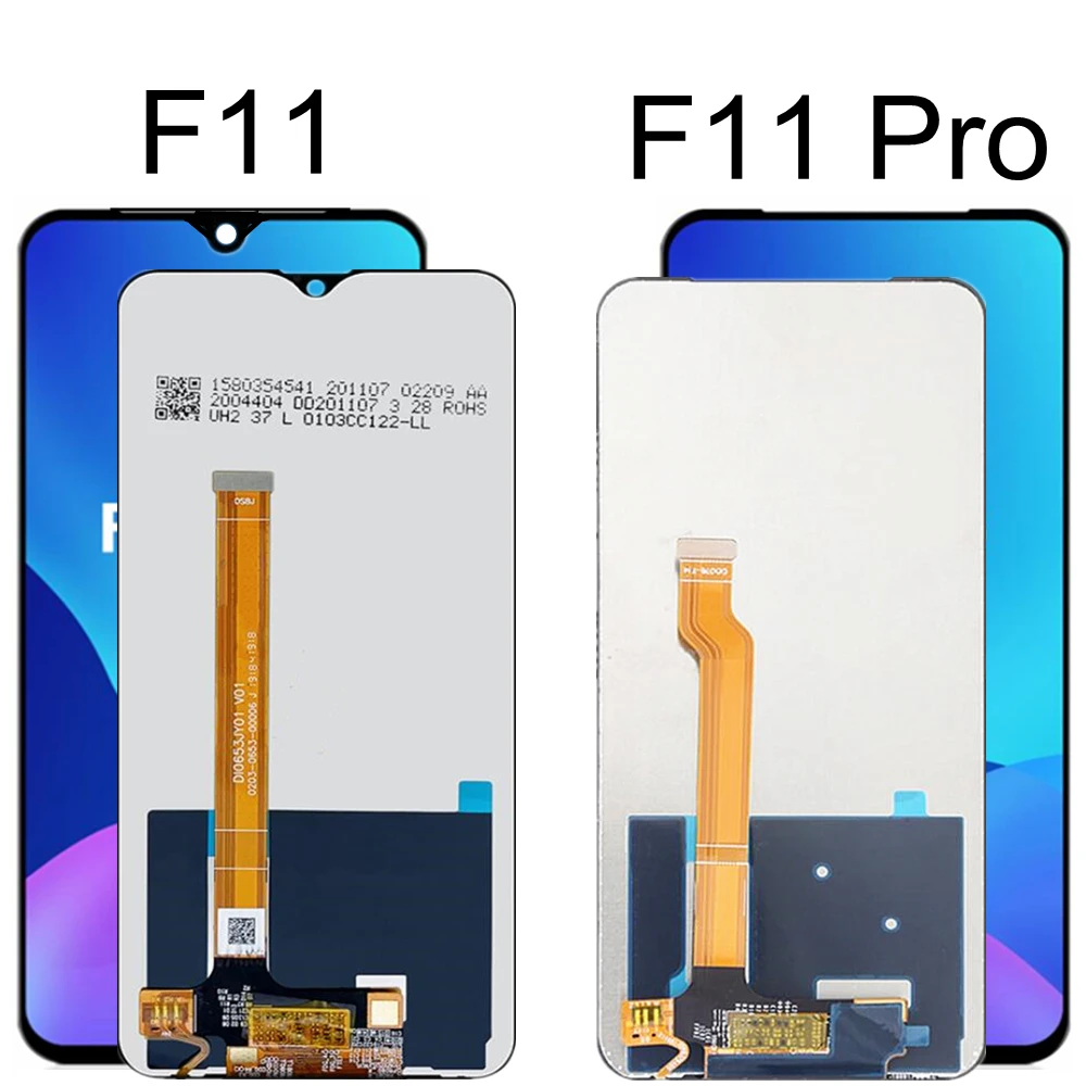 

FOR OPPO F11 Pro CPH1969 LCD Display With Touch Panel Screen Digitizer Assembly Replacement For OPPO F11 CPH1913 LCD