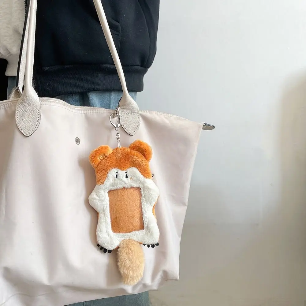 

Card Cover Cartoon Photocard Holder INS Korean Style Squirrel Bus Card Holder Photo Protective Case ID Card Cover