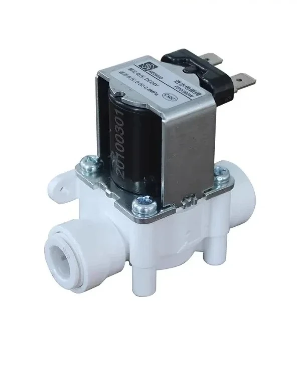 

Впускной электромагнитный клапан для очистки воды, 24 В постоянного тока, быстрый интерфейс, 2/3/4, резьбовой порт, клапан для очистки воды, универсальные аксессуары