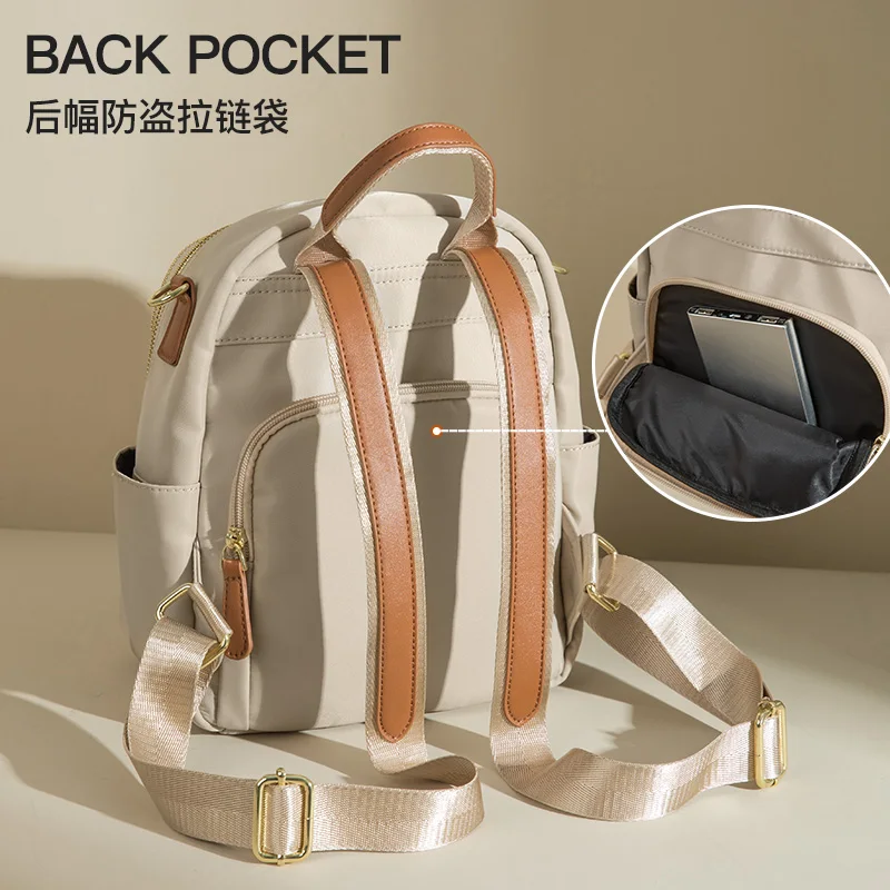 Imagem -05 - Mochila Leve Pequena para Mulheres Bolso Anti-roubo Bolsas Elegantes de Lazer Mini Mochilas de Bagagem Bolsas Fofas Moda Feminina