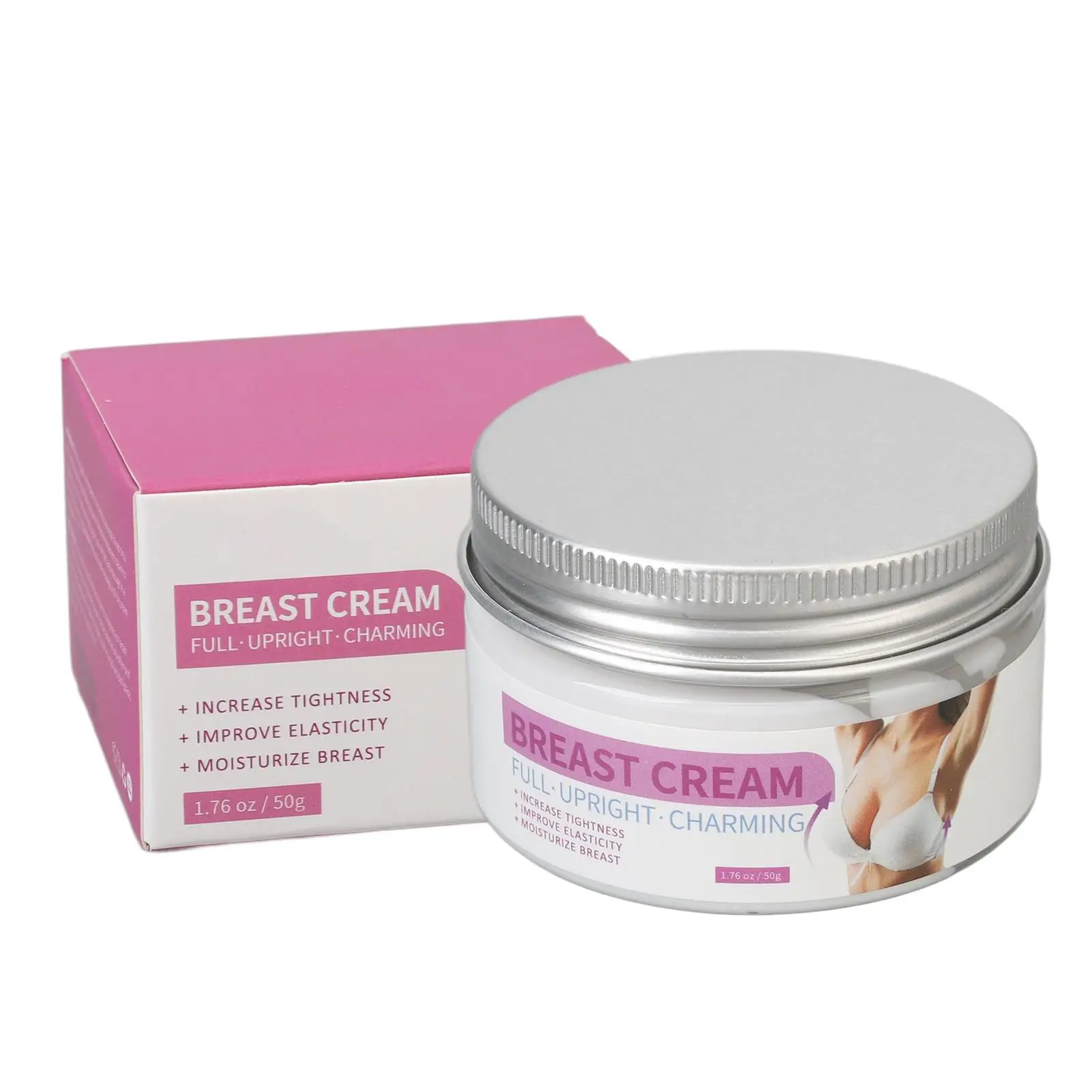 

Bust Lifting Cream Tightens Skin Elasticity Plumps Bust 1.8oz Portable