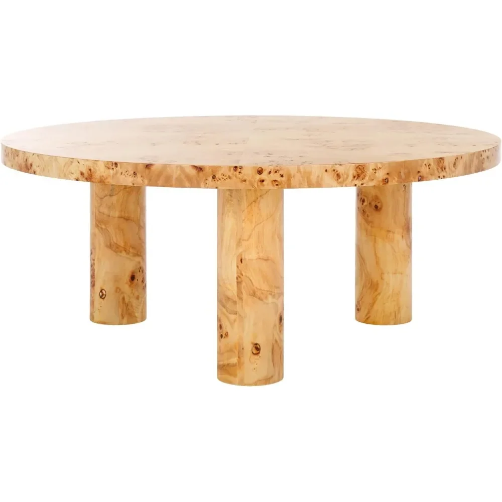 MINN-Table Basse Ronde Naturelle pour Votre Salon