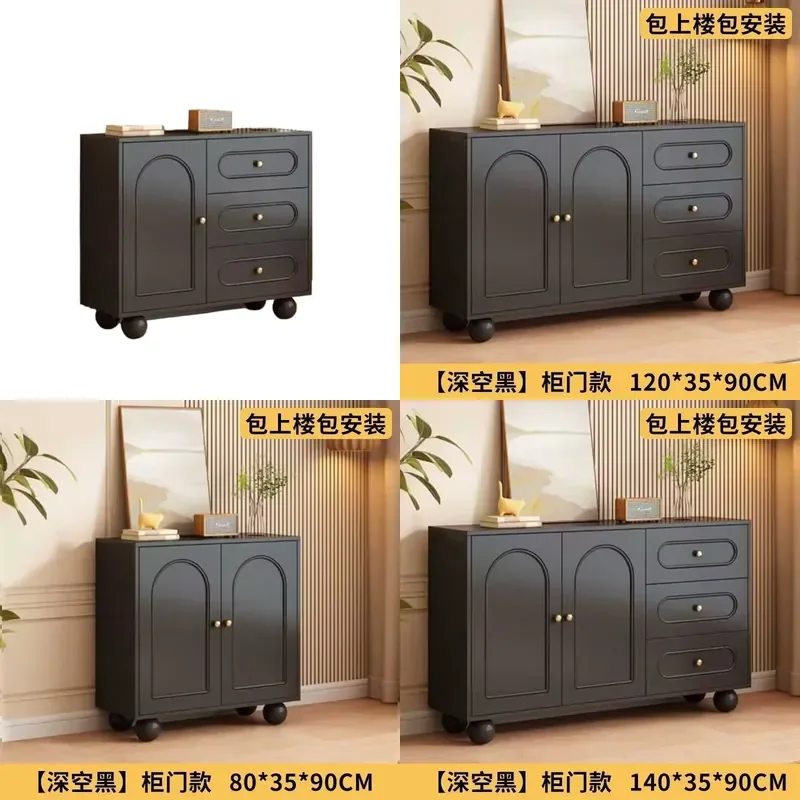 Modern Simple Dining Side Cabinet Against Wall Integrated Living Room Partition Cupboard Household Kitchen Storage Locker Tea