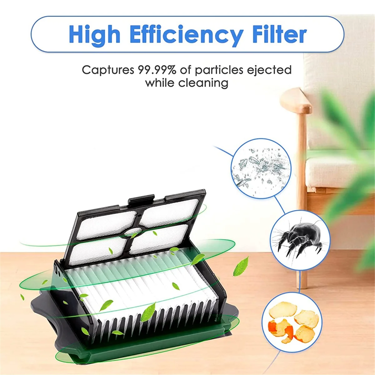 Replacement Brush Rollers and HEPA Filters for Tineco Floor ONE S5/Floor One S5 Pro 2/ S5 Extreme Smart Vacuum Cleaner