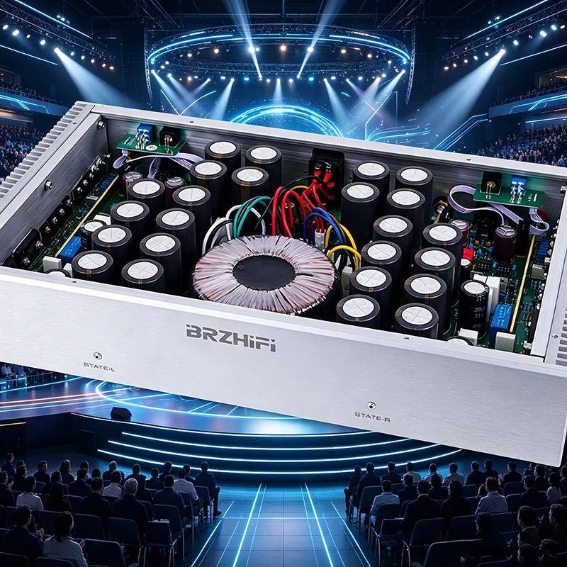 BREEZE 2027 New Straight Engraved Berlin 933 Power Amplifier Line Class A and B Fever Pure Post-Stage Power Amplifier